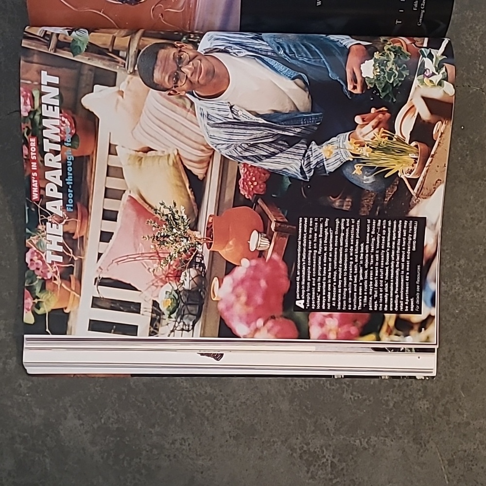 VINTAGE AUGUST/ SEPTEMBER 1996 ELLE DECOR MAGAZINE - Picture 6 of 9